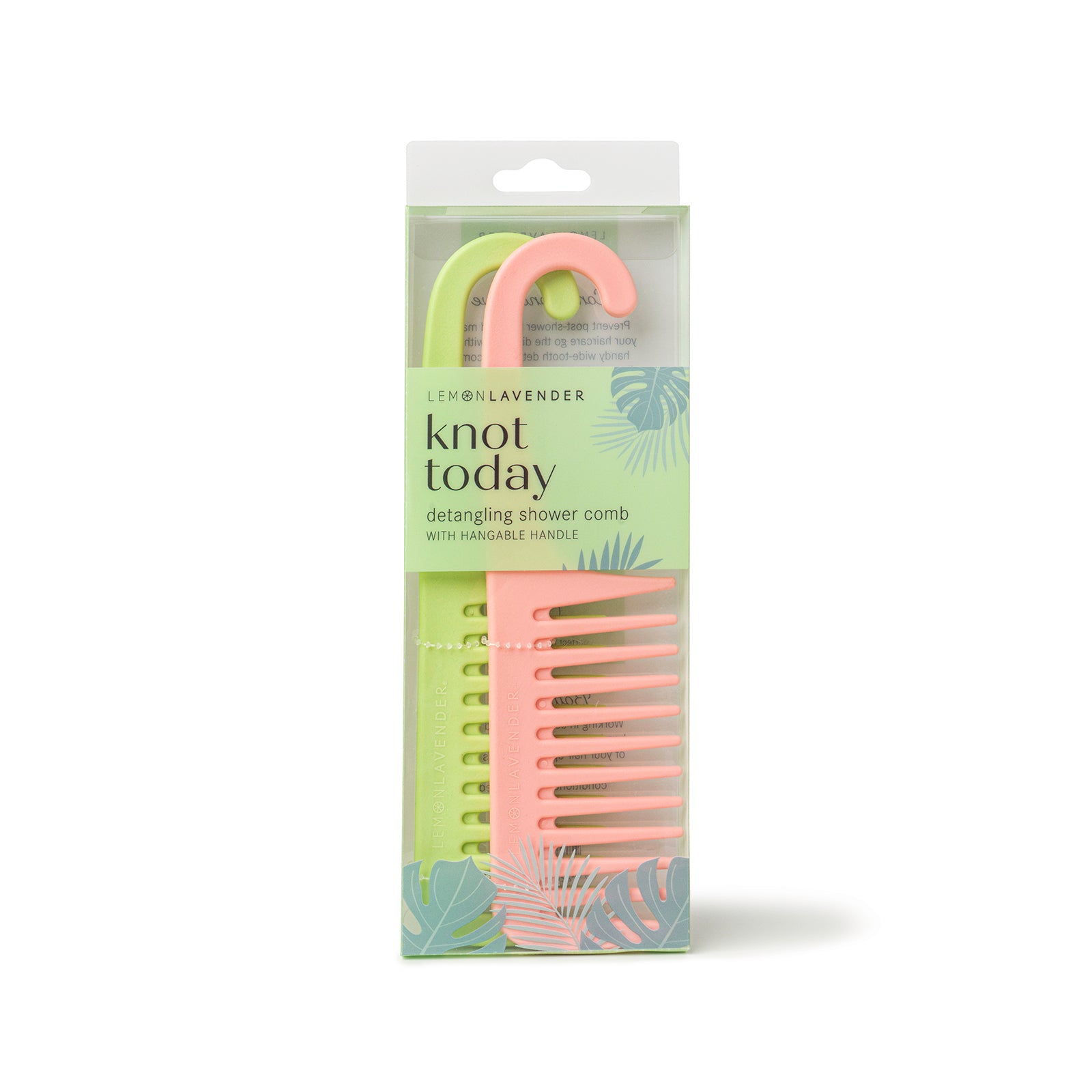 knot today 2-pack detangling shower comb